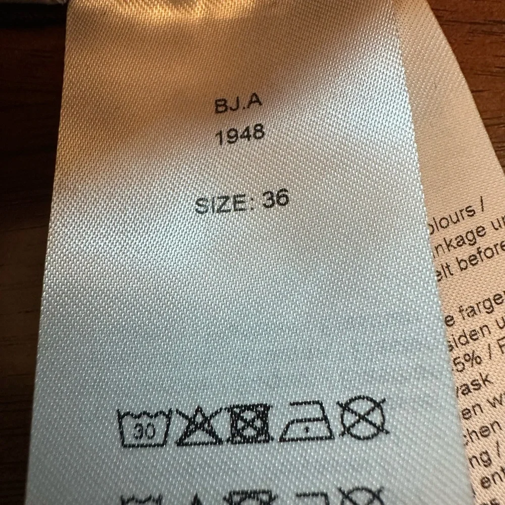 GANNI High-Waisted Wide-Leg Pants Paperbag Waist Black - Picture 11 of 13